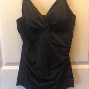 Womens 16 trim shaper swim suit , very flattering just too small for me